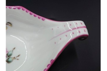 イタリア　Richard Ginori(リチャードジノリ)　アンティックローズ　可憐なバラがモチーフのコンポート・スプーンレストセット　(R-085309)