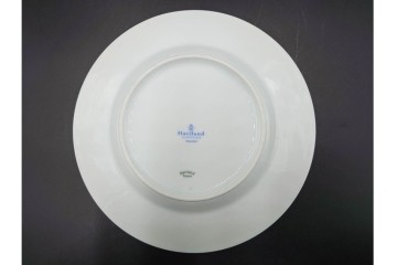 フランス　LIMOGES(リモージュ)　HAVILAND(アビランド)　Vieux Paris(ヴューパリ)　小花とリースが上品なトリオ4客セット　(R-085312)