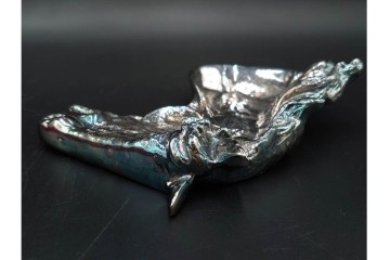 スペイン　VARO,S.A. VALENTI(バロッサバレンティ)　馬とユニコーンをかたどった金属製のトレイ・プレート・栓抜き3点セット　外箱付き　(R-085316)