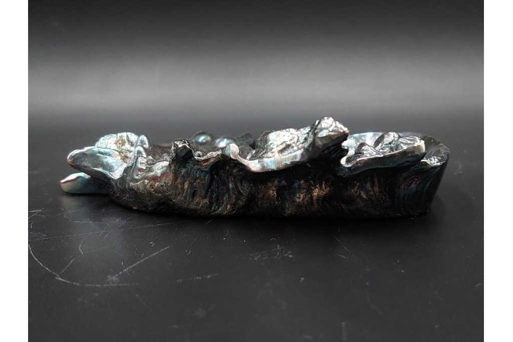 スペイン　VARO,S.A. VALENTI(バロッサバレンティ)　馬とユニコーンをかたどった金属製のトレイ・プレート・栓抜き3点セット　外箱付き　(R-085316)