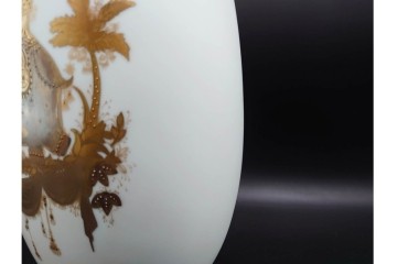 ドイツ製　Rosenthal(ローゼンタール)　QUATRE COULEURS　ビョルン・ヴィンブラッド　高さ約45㎝　金彩が美しい花瓶　(R-085318)