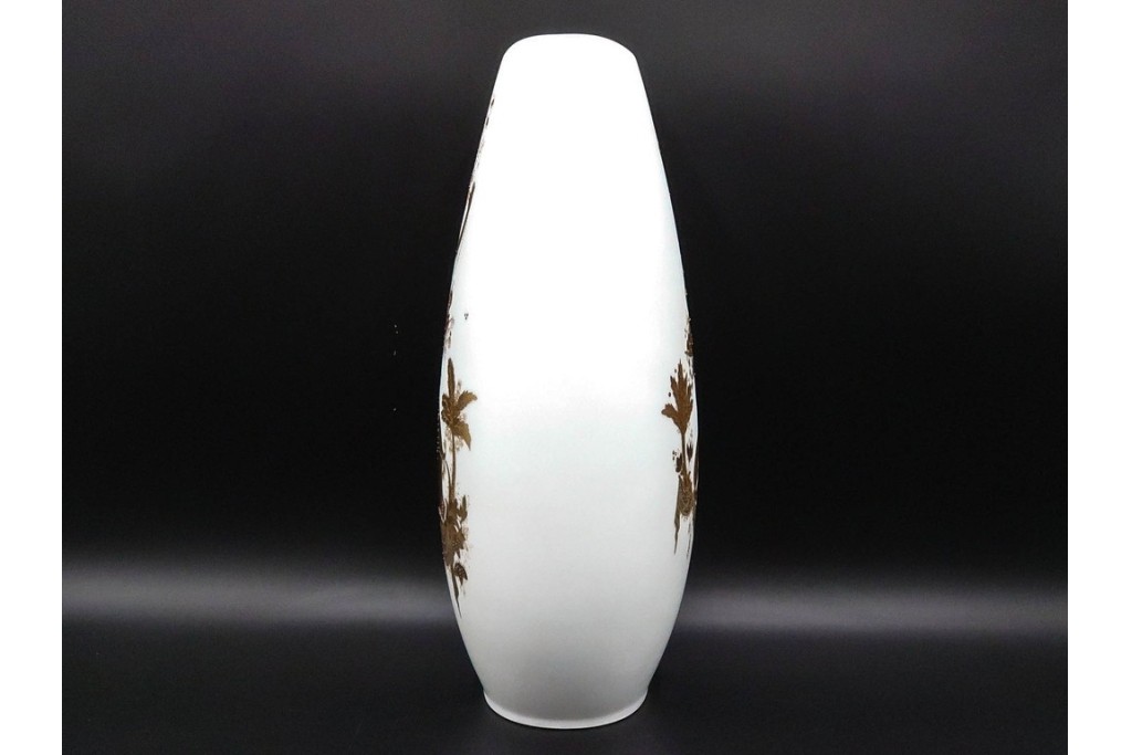 ドイツ製　Rosenthal(ローゼンタール)　QUATRE COULEURS　ビョルン・ヴィンブラッド　高さ約45㎝　金彩が美しい花瓶　(R-085318)