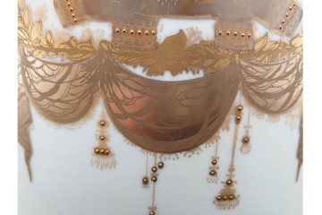 ドイツ製　Rosenthal(ローゼンタール)　QUATRE COULEURS　ビョルン・ヴィンブラッド　高さ約45㎝　金彩が美しい花瓶　(R-085318)