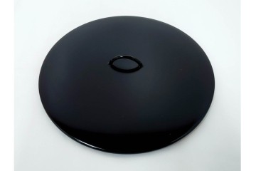 平安大示(手塚大示)　京焼　黄交趾荒磯の意匠が印象的な水指　共箱付き　(R-085320)