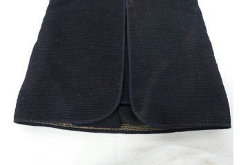 明治期　刺し子　迫力ある龍図が印象的な火消頭巾　(R-085321)