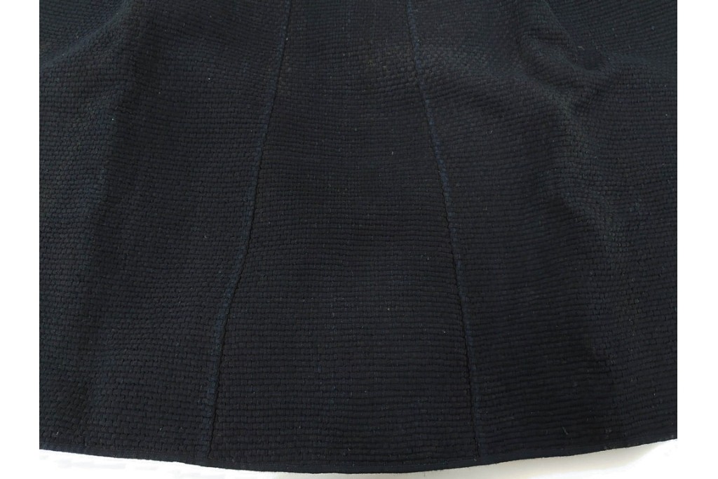 明治期　刺し子　迫力ある龍図が印象的な火消頭巾　(R-085321)