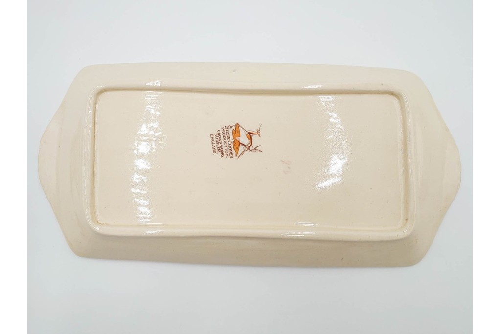 イギリスヴィンテージ　Susie Cooper(スージークーパー)　ツーリーフ　カップ&ソーサー・トリオ・プレート・トレイ　淡いピンクが可愛らしい洋食器セット　　(R-085322)