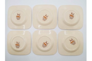 イギリスヴィンテージ　Susie Cooper(スージークーパー)　ツーリーフ　カップ&ソーサー・トリオ・プレート・トレイ　淡いピンクが可愛らしい洋食器セット　　(R-085322)