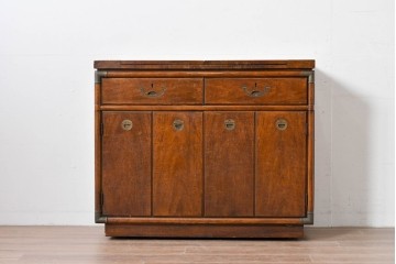 アメリカヴィンテージ　希少デザイン　DREXEL HERITAGE(ドレクセルヘリテイジ)　Accolade(アコレード)コレクション　天板拡張式　頑丈で質の高い作りのキャビネット　(R-085332)