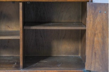 アメリカヴィンテージ　希少デザイン　DREXEL HERITAGE(ドレクセルヘリテイジ)　Accolade(アコレード)コレクション　天板拡張式　頑丈で質の高い作りのキャビネット　(R-085332)