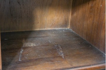 アメリカヴィンテージ　希少デザイン　DREXEL HERITAGE(ドレクセルヘリテイジ)　Accolade(アコレード)コレクション　天板拡張式　頑丈で質の高い作りのキャビネット　(R-085332)