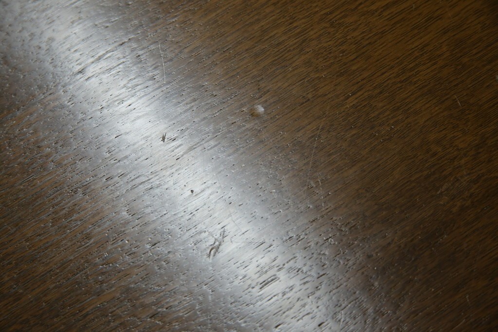 中古　美品　飛騨産業　挽き物脚がアクセントの木製キャスターワゴン　定価約10万円　(R-085335)