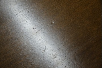 中古　美品　飛騨産業　挽き物脚がアクセントの木製キャスターワゴン　定価約10万円　(R-085335)