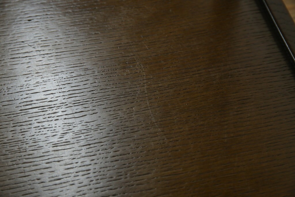 中古　美品　飛騨産業　挽き物脚がアクセントの木製キャスターワゴン　定価約10万円　(R-085335)