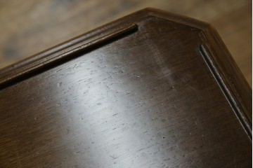 中古　美品　飛騨産業　挽き物脚がアクセントの木製キャスターワゴン　定価約10万円　(R-085335)