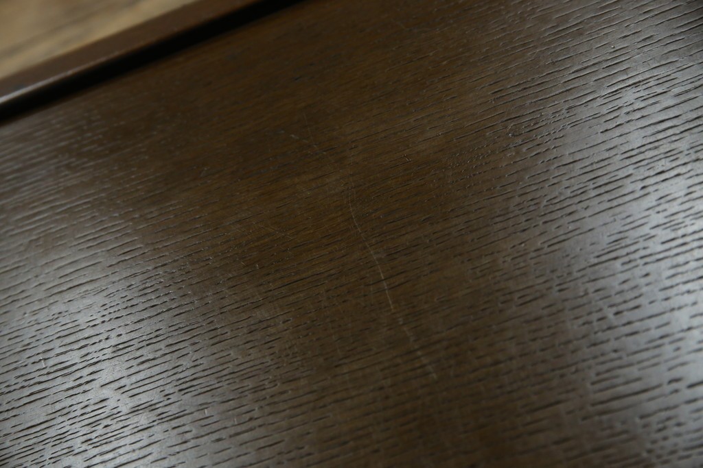 中古　美品　飛騨産業　挽き物脚がアクセントの木製キャスターワゴン　定価約10万円　(R-085335)