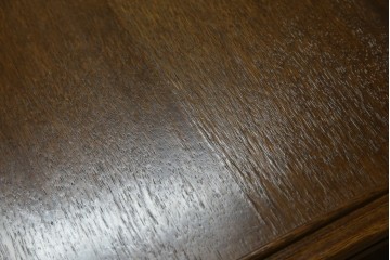 中古　美品　飛騨産業　挽き物脚がアクセントの木製キャスターワゴン　定価約10万円　(R-085335)