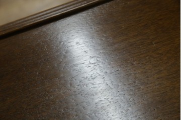 中古　美品　飛騨産業　挽き物脚がアクセントの木製キャスターワゴン　定価約10万円　(R-085335)