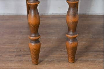 和製ヴィンテージ　オールドコスガ(KOSUGA)　背もたれ装飾が優美なダイニングチェア2脚セット　(R-085339)