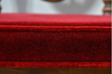 和製ヴィンテージ　オールドコスガ(KOSUGA)　背もたれ装飾が優美なダイニングチェア2脚セット　(R-085339)