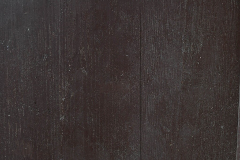 アンティーク建具　ペイント仕上げ限定　大正ロマンの趣を感じる桟入りガラスの扉1枚　(R-085341)