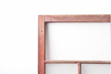 アンティーク建具　大正ロマン　趣ある佇まいのガラス戸3枚セット　(R-085342)