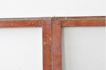 アンティーク建具　大正ロマン　趣ある佇まいのガラス戸3枚セット　(R-085342)