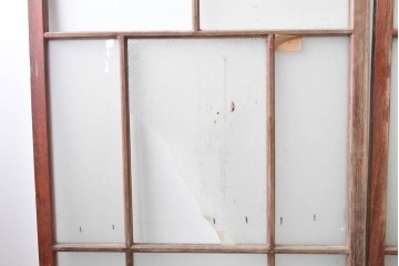 アンティーク建具　大正ロマン　趣ある佇まいのガラス戸3枚セット　(R-085342)