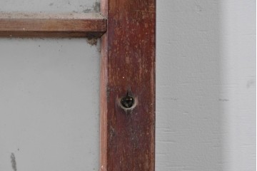 アンティーク建具　大正ロマン　趣ある佇まいのガラス戸3枚セット　(R-085342)