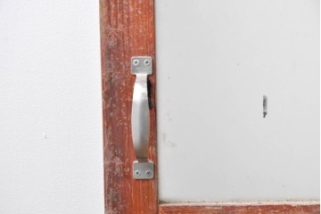 アンティーク建具　大正ロマン　趣ある佇まいのガラス戸3枚セット　(R-085342)