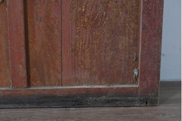 アンティーク建具　大正ロマン　趣ある佇まいのガラス戸3枚セット　(R-085342)