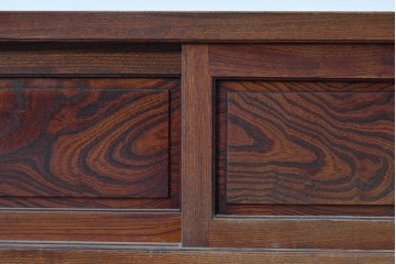 和製ヴィンテージ　美品　最高峰　松本民芸家具　通商産業大臣指定伝統工芸品　上質な作り込みの茶箪笥　定価約152万円相当　(R-085349)