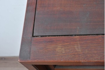 和製ヴィンテージ　美品　最高峰　松本民芸家具　通商産業大臣指定伝統工芸品　上質な作り込みの茶箪笥　定価約152万円相当　(R-085349)