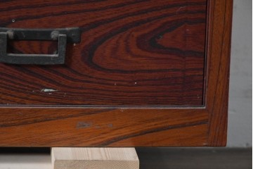 和製ヴィンテージ　美品　最高峰　松本民芸家具　通商産業大臣指定伝統工芸品　上質な作り込みの茶箪笥　定価約152万円相当　(R-085349)