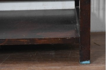 和製ヴィンテージ　松本民芸家具　#117型　開放感のある軽やかな佇まいの書棚　定価約13万7千円相当　(R-085350)