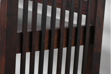 和製ヴィンテージ　松本民芸家具　#117型　開放感のある軽やかな佇まいの書棚　定価約13万7千円相当　(R-085350)