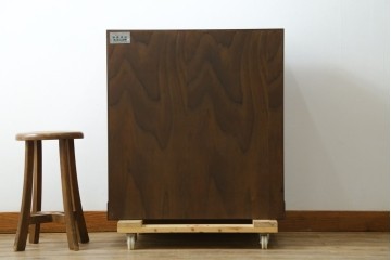 中古　美品　岩谷堂箪笥　迫力ある木目と重厚な金具が映える小箪笥　(R-085354)