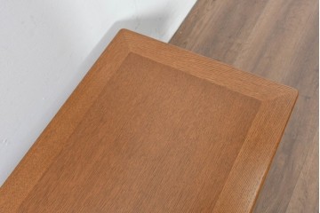 中古　美品　CONDE HOUSE(カンディハウス)　丁寧な造りが引き立つ丸脚デザインのローテーブル　(R-085355)