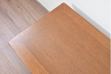 中古　美品　CONDE HOUSE(カンディハウス)　丁寧な造りが引き立つ丸脚デザインのローテーブル　(R-085355)