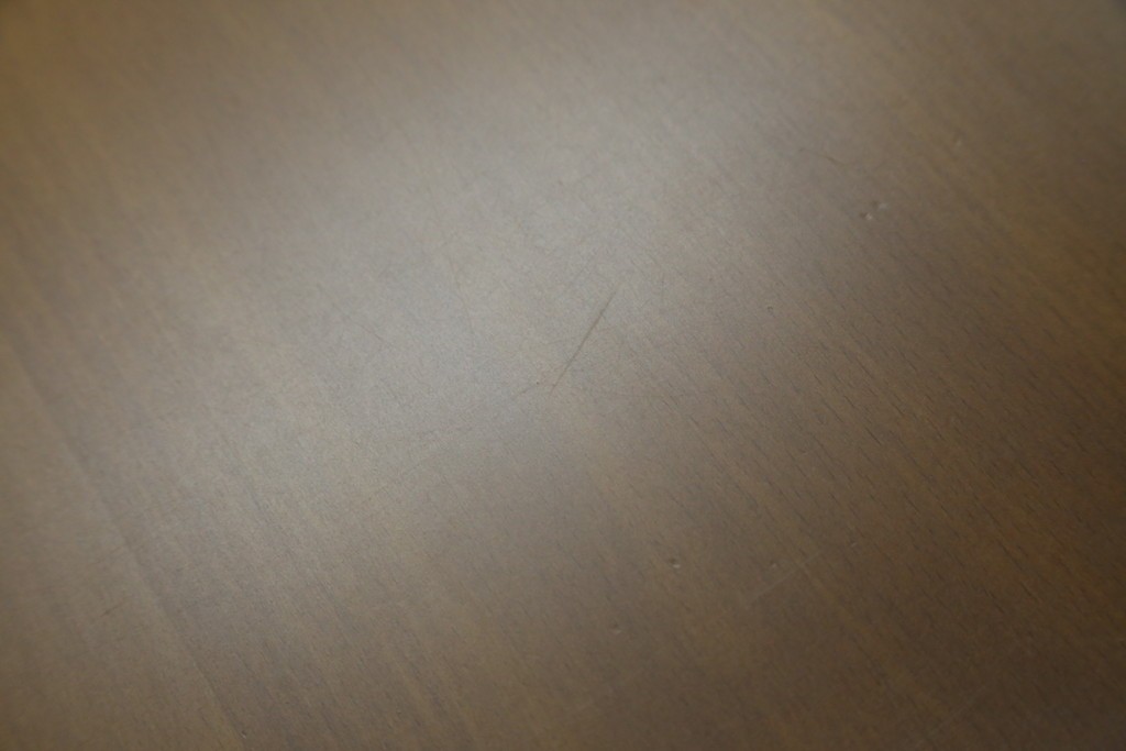 中古　美品　飛騨産業　キツツキ　穂高シリーズ　挽物装飾が映えるダイニングテーブル　(R-085356)