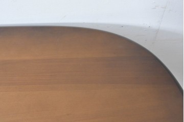 中古　美品　飛騨産業　キツツキ　穂高シリーズ　挽物装飾が映えるダイニングテーブル　(R-085356)