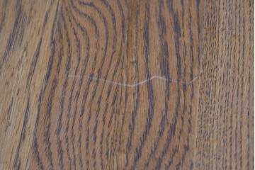 和製ヴィンテージ　ナラ材　機能美が魅力的な引き出し付きのバタフライテーブル　(R-085357)