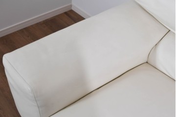 中古　IDC大塚家具取り扱い　Elba(エルバイタリア)　フォーエバーヤング　やわらかな質感とボリューム感が心地よい2人掛けソファ　定価約110万円　(R-085359)