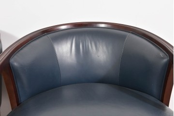 中古　美品　maruni(マルニ木工)　KENT-COURT(ケントコート)　ブリティッシュコレクション　本革(レザー)　メイフェアーのアームチェア2脚　セット定価約94万円相当　(R-085361)