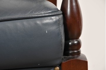 中古　美品　maruni(マルニ木工)　KENT-COURT(ケントコート)　ブリティッシュコレクション　本革(レザー)　メイフェアーのアームチェア2脚　セット定価約94万円相当　(R-085361)