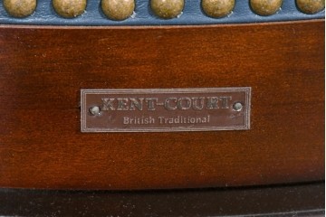 中古　美品　maruni(マルニ木工)　KENT-COURT(ケントコート)　ブリティッシュコレクション　本革(レザー)　メイフェアーのアームチェア2脚　セット定価約94万円相当　(R-085361)
