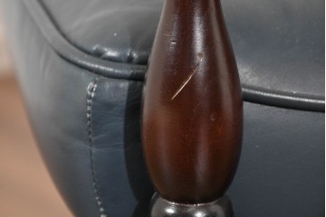 中古　美品　maruni(マルニ木工)　KENT-COURT(ケントコート)　ブリティッシュコレクション　本革(レザー)　メイフェアーのアームチェア2脚　セット定価約94万円相当　(R-085361)