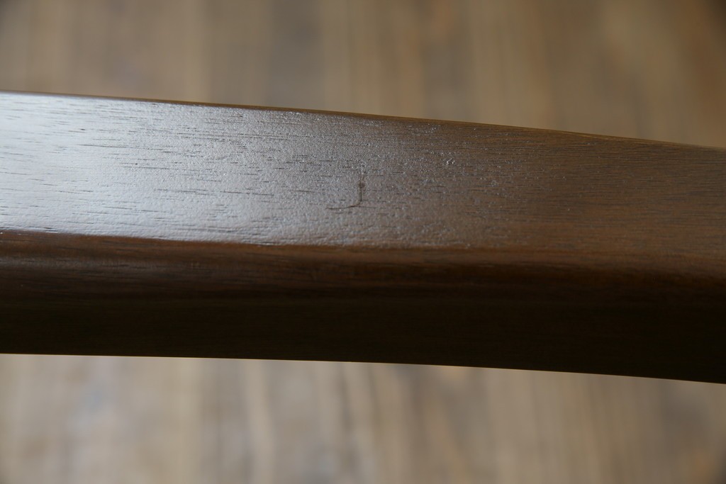 中古　美品　希少な廃番品　maruni(マルニ木工)　地中海シリーズ　深みのあるグリーンが上品なデスクチェア　(R-085362)