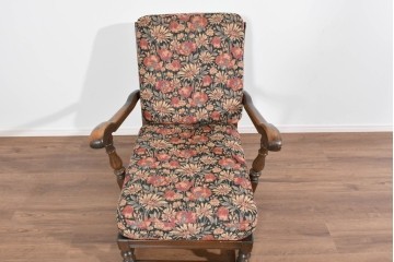 イギリスヴィンテージ　ERCOL(アーコール)　Old Colonial(オールドコロニアル)　英国らしい重厚デザインが魅力のイージーチェア　(R-085363)