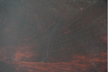 中古　美品　神居民芸家具　素朴な温もりとやわらかな背板デザインが魅力のチェア　(R-085365)